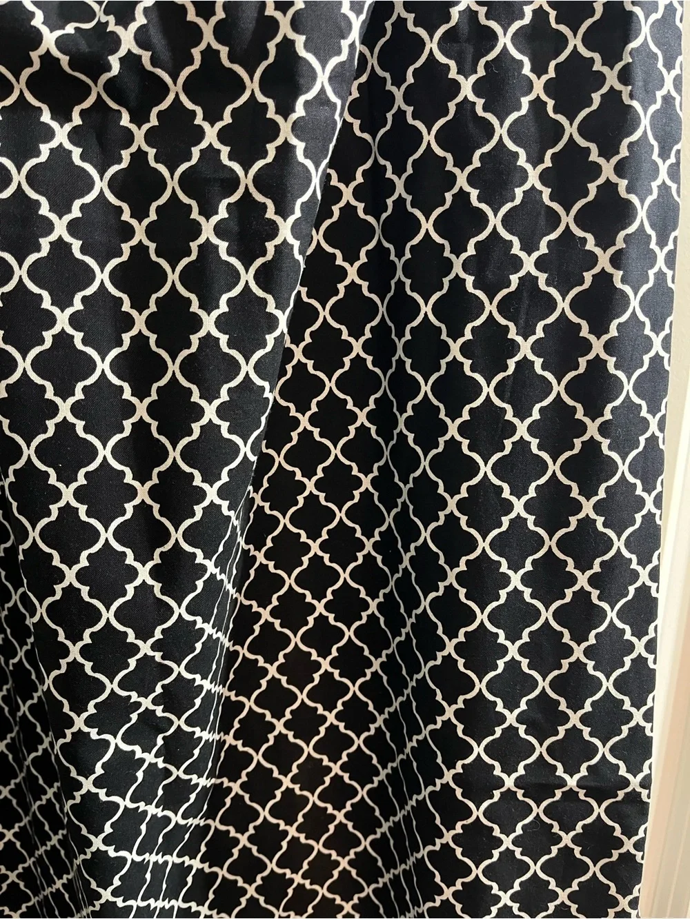 Black and White Table Runner